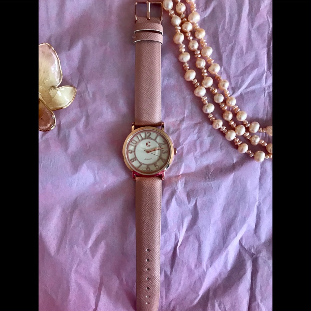 Charming Charlie Rose Gold & Pink Quartz Watch